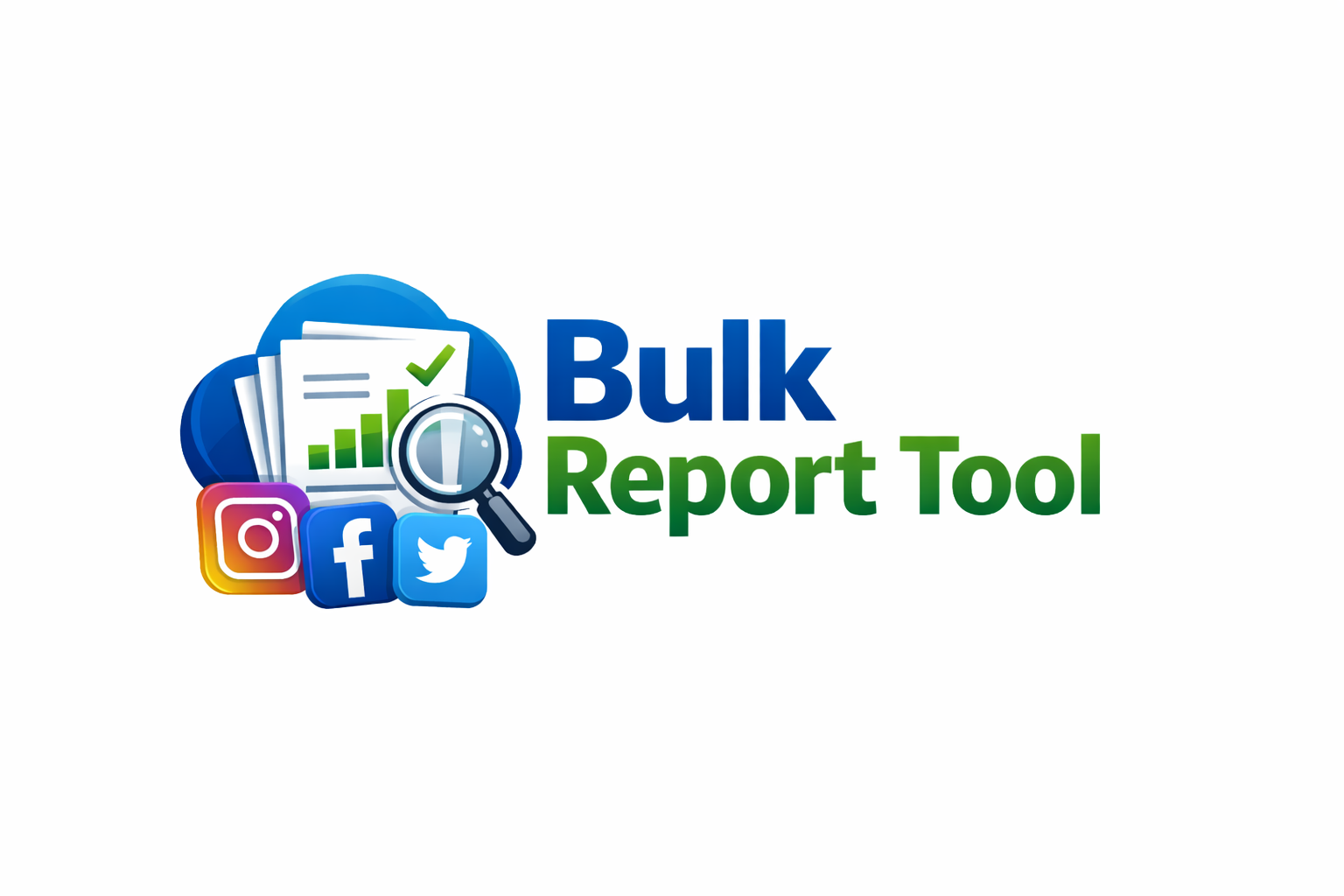 Bulk Report Tool - version 340.23.2324.24.1 ( works in all social media platforms)